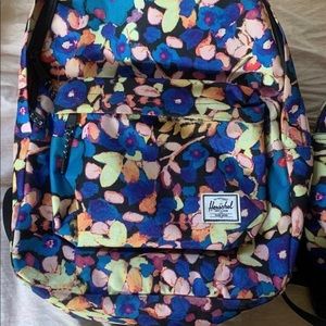 Hershel backpack, very roomy. Lightly used. Excellent quality brand. Lightweight